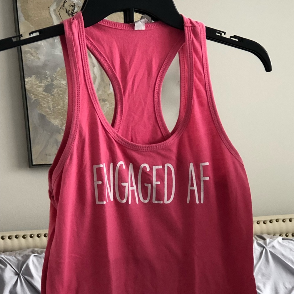 ENGAGED AF Pink Tank SZ XS